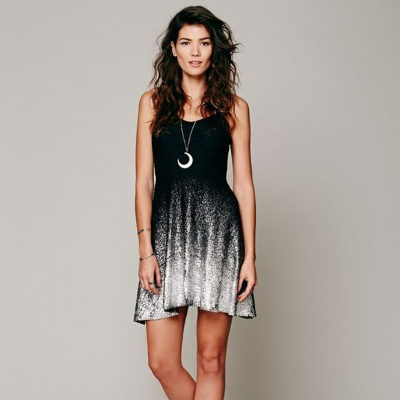 Free People Ombre Foil Sparkle Dress XS - Picture 1 of 2